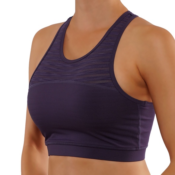 High Impact sports bra At1639 Purple - Picture 5 of 5